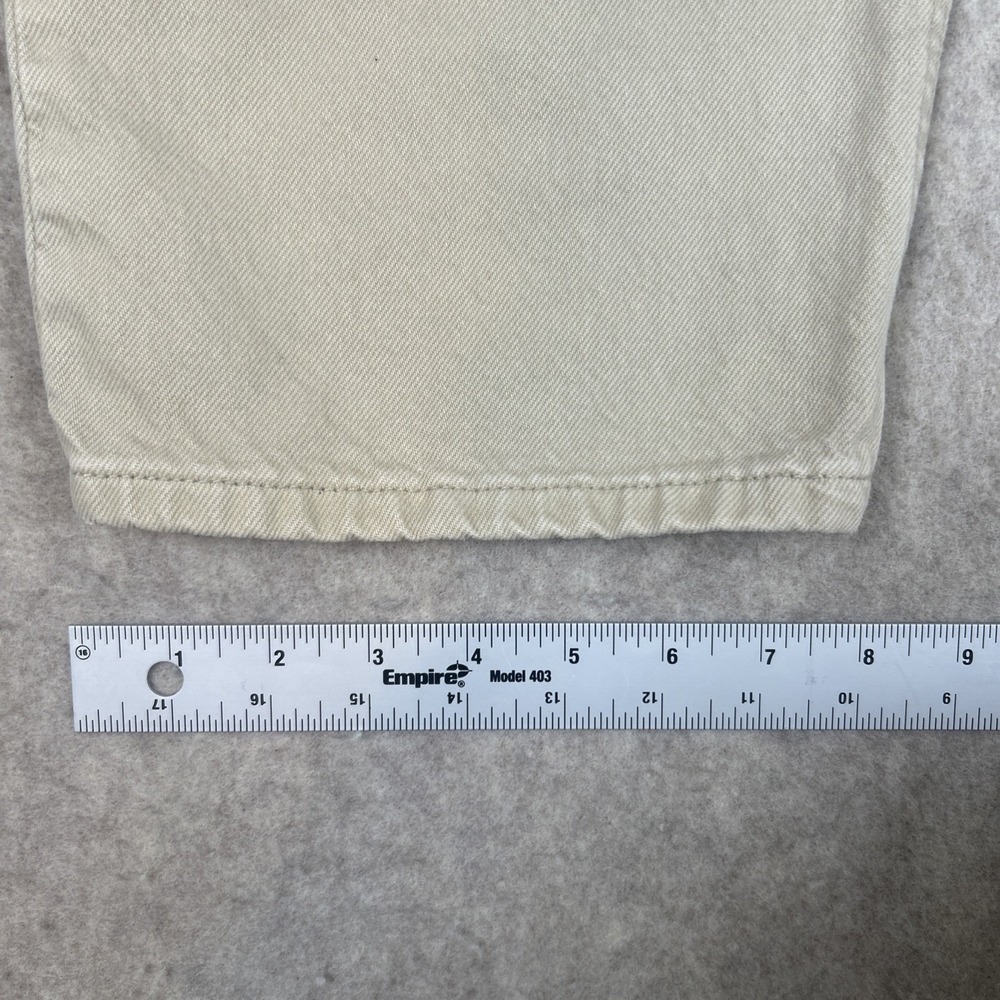 Levi's 550 Jeans Men's 36x30 Relaxed Fit Khaki Tan Pants Denim Vintage Y2K - Picture 4 of 9